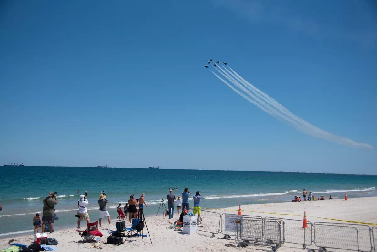 U.S. Navy Blue Angels Will Visit South Florida for 2019 Fort Lauderdale Air Show Preparations