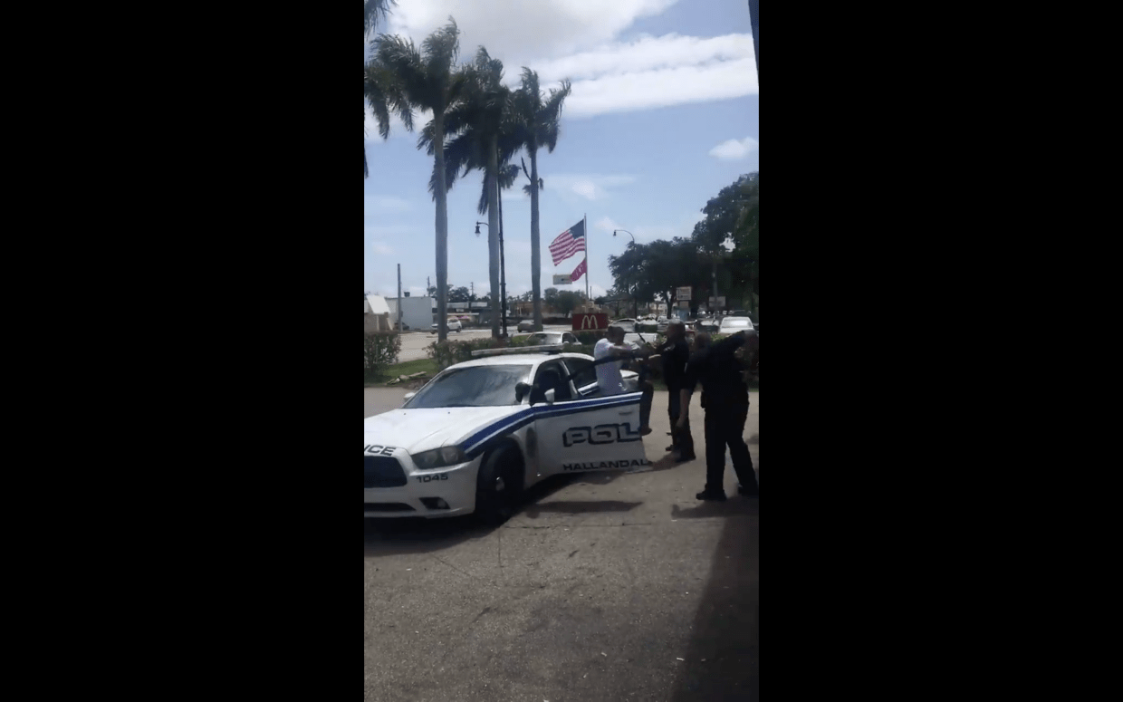 Hallandale Beach Suspends Cops for Beating, Tasering Man on Video