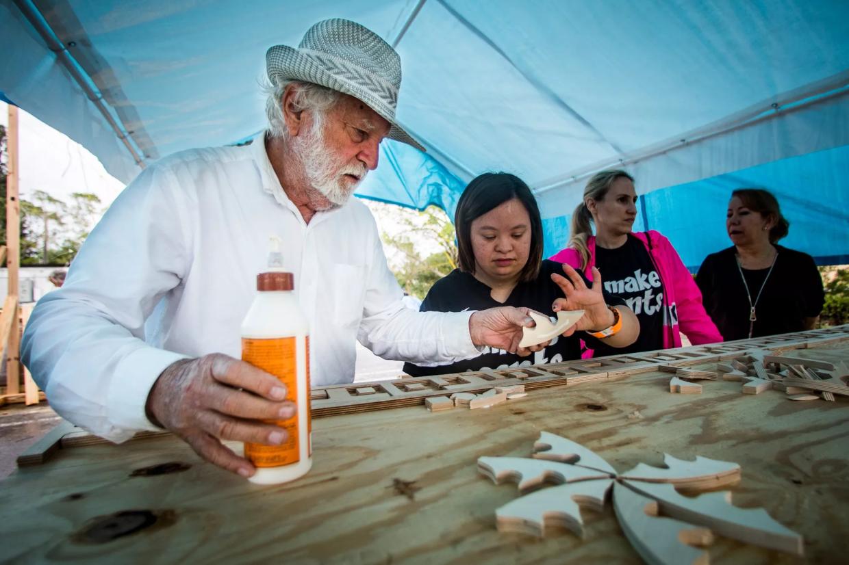 Artist David Best Is Building a Temple for Parkland to Burn