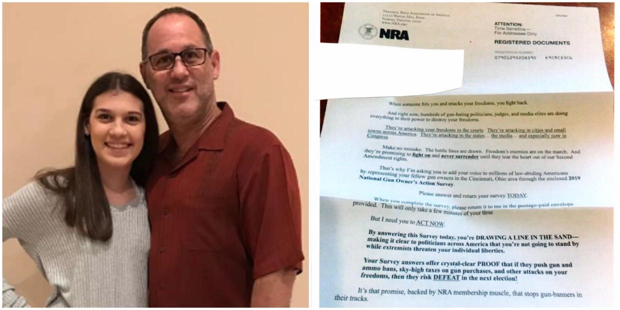 NRA Sends Letter Condemning Gun-Control “Extremists” to Parkland Dad Fred Guttenberg