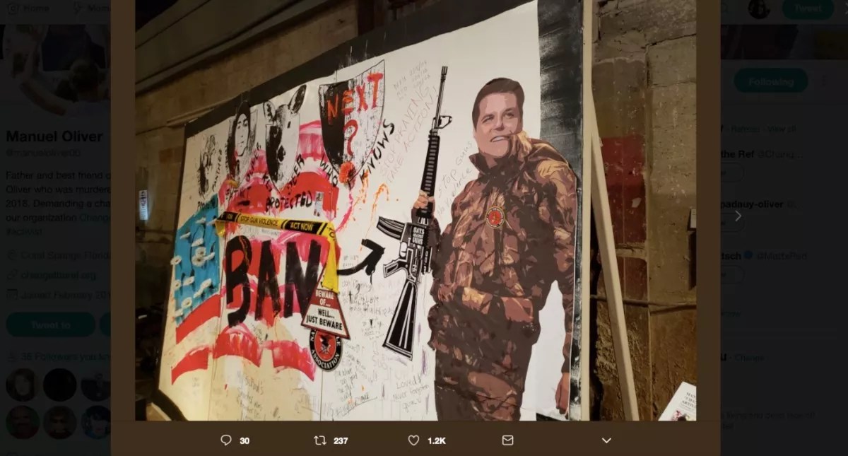 Florida Rep. Matt Gaetz Is Pissed About His Depiction in Parkland Dad’s Mural
